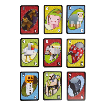 UNO Juego de Cartas Minecraft