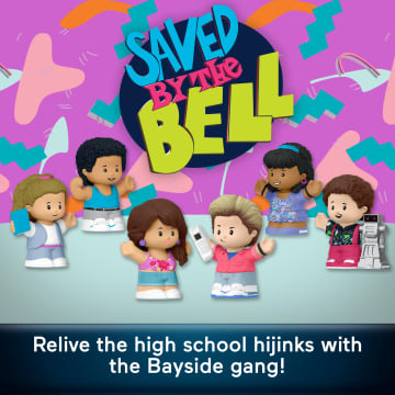Little People Collector Saved By The Bell Special Edition Set For Adults & Fans, 6 Figures - Image 2 of 6