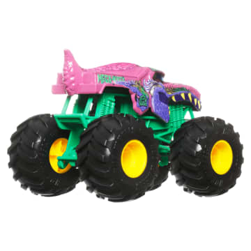 Hot Wheels Monster Trucks Veículo de Brinquedo Tiger Shark Redecoração Escala 1:24