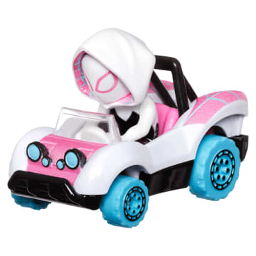 Hot Wheels RacerVerse Vehículo de Juguete Spider-Gwen