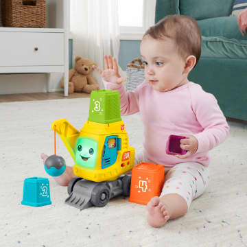 Fisher-Price  Grue Comptage et Empilage, Blocs, Lumières, Sons, Mult. - Image 2 of 5