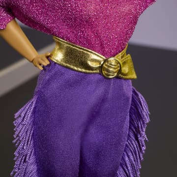Barbie Signature Tribute Collection Debbie Allen Doll in Purple Fringe Pants And Legwarmers - Image 4 of 6