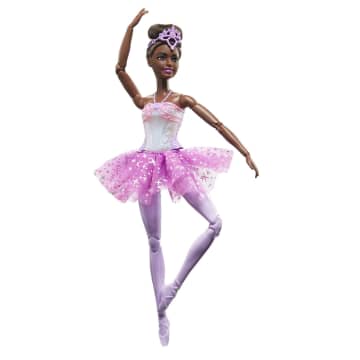 Barbie®-Ballerine Lumières Scintillantes-Poupée Cheveux Noirs - Image 4 of 6