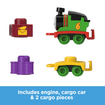 Thomas & Friends My First Percy Push-Along Toy Train With Stacking Cargo For Toddlers - Image 5 of 6