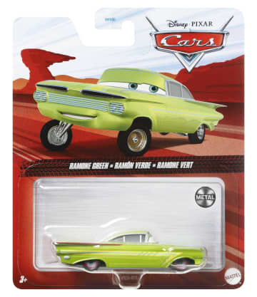 Carros da Disney e Pixar Diecast Veículo de Brinquedo Ramón Verde