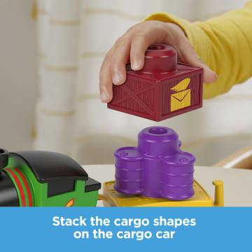 Thomas & Friends My First Percy Push-Along Toy Train With Stacking Cargo For Toddlers - Image 3 of 6