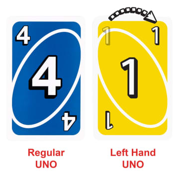 UNO Card Games, Left Hand UNO Game in Storage Tin - Imagem 3 de 6
