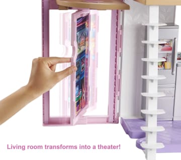 Barbie Malibu House Dollhouse Playset With 25+ Furniture And Accessories (6 Rooms) - Image 4 of 6