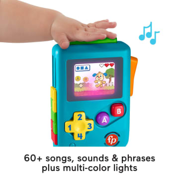 Fisher-Price Laugh & Learn Lil’ Gamer Pretend Video Game Learning Toy For infants & Toddlers - Image 3 of 6