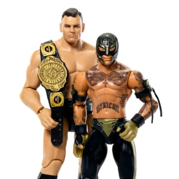 WWE Championship Showdown Rey Mysterio & Gunther 2-Pack Action Figures & Accessory - Image 3 of 6
