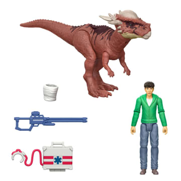 Jurassic World: Chaos Theory Defender Storypack, Kenji & Stygimoloch  Action Figure Toys & Accessories