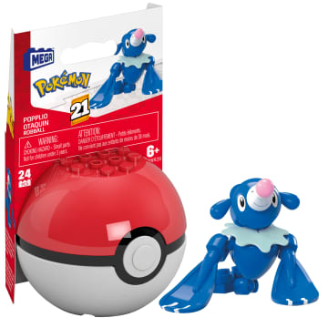 MEGA Pokémon Jogo de Construção Pokébola Poplio