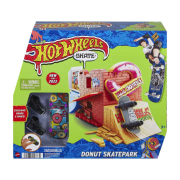 Hot Wheels Skate Coffret de Jeu Planchodrome Beignerie - Imagen 6 de 6