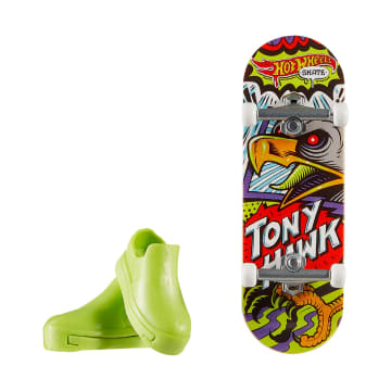 Hot Wheels Skate Vehículo de Juguete Patineta FLYIN COMIC™ con Tenis