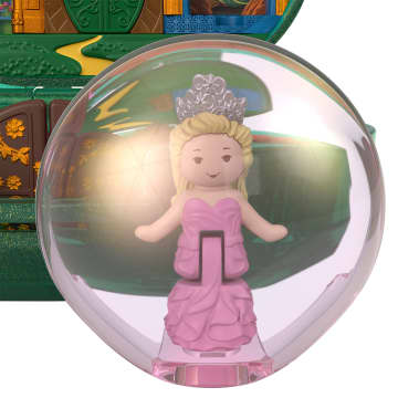 Polly Pocket Micro Dolls And Playset, Collector Wicked Compact With Hat And Bubble Accessories
