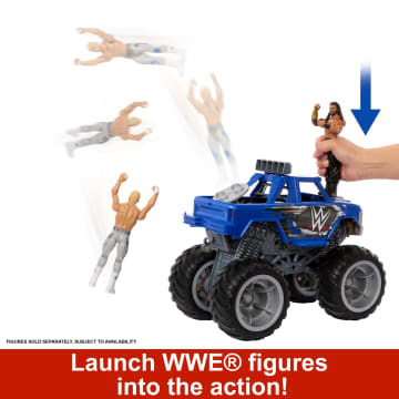WWE Vehicle Wrekkin Slam Crusher Monster Truck - Image 5 of 6