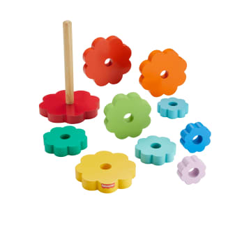Fisher-Price Brinquedo para Bebês Anéis Empilháveis de Madeira - Imagem 5 de 6