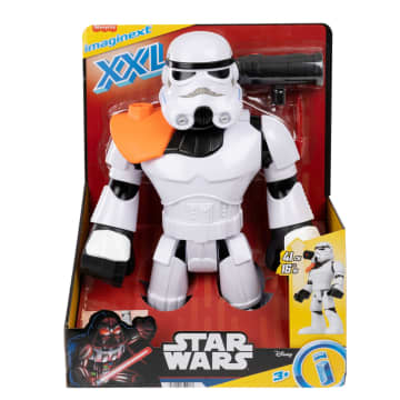 Imaginext Star Wars Stormtrooper Xxl Figure, 16+ Inch Tall Poseable Toy With Launcher - Image 6 of 6
