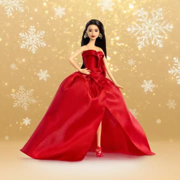 barbie doll red dress 2017 Holiday Teresa Doll, Brunette with : Toys & Games This collector Barbie doll radiates glamour as she celebrates the momentous Mattel anniversary Barbie Mattel 80th Anniversary Ruby