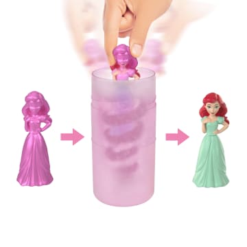 Disney Princess Royal Color Reveal Princess Or Villain Small Doll With 5 Surprises (Dolls May Vary) - Imagem 4 de 6