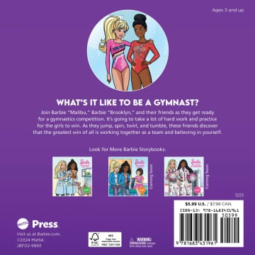 Barbie: You Can Be a Gymnast Sticker Book (Ages 3-7)