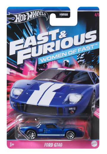 Hot Wheels Themed Veículo de Brinquedo Carro Fast e Furious Ford GT-40 - Imagen 5 de 5