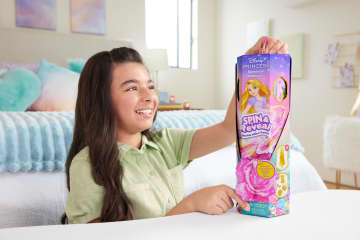 Disney Princess Spin & Reveal Rapunzel Fashion Doll & Accessories With 11 Surprises