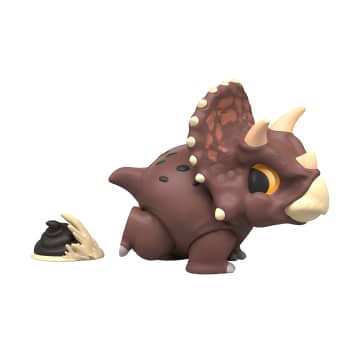 Jurassic World Dinossauro de Brinquedo Triceratops Bite Club Colecionável - Image 2 of 6