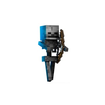 Minecraft Diamond Figura de Brinquedo Esqueleto Colecionável de 5.5