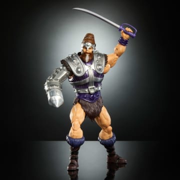Masters Of The Universe Masterverse New Eternia Fisto Action Figure, MOTU Toy Hero, 30 Articulations