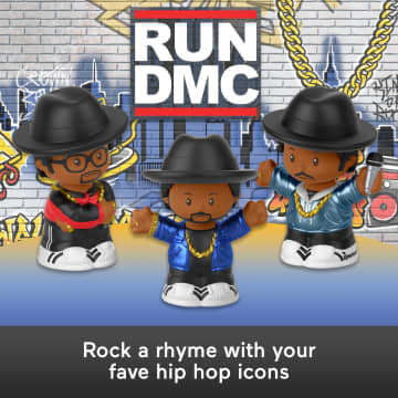 Fisher-Price Little People Collector Run DMC Special Edition Figure Set, 3 Figurines
