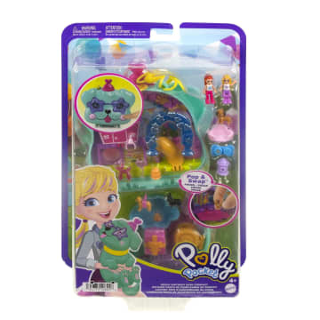 Polly Pocket Doggy Birthday Bash Compact Playset With 2 Micro Dolls, 14 Accessories & 5 Features - Image 6 of 6