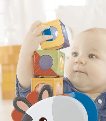 Fisher-Price Juguete para Bebés Cebra Bloques de Actividades