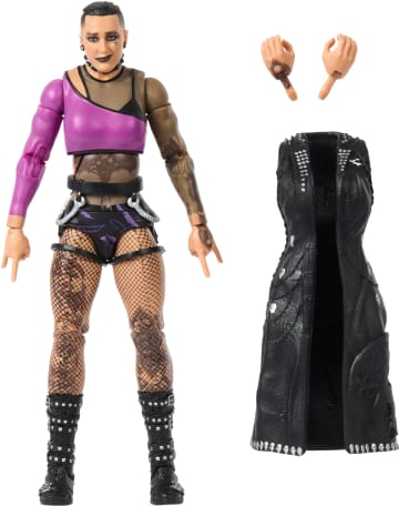 WWE Rhea Ripley Elite Collection Action Figure With Accessories, Articulation & Life-Like Detail