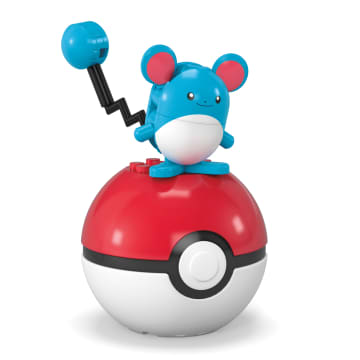 MEGA Pokémon Jogo de Construção Pokébola Marill - Image 3 of 6