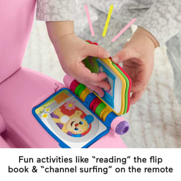 Fisher-Price Laugh & Learn Smart Stages Chair Electronic Learning Toy For Toddlers, Pink