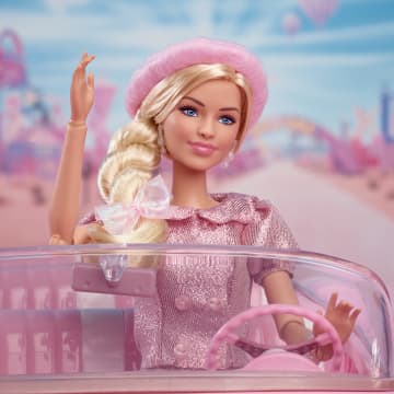 Barbie The Movie Doll, Margot Robbie As Barbie, Collectible Doll Wearing Pink Blouse & Skirt Set