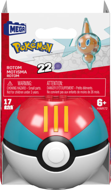 MEGA Pokémon Jogo de Construção Pokébola Rotom - Imagen 5 de 5