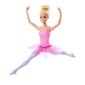 Barbie Ballerina Doll, Blonde Fashion Doll Wearing Purple Removable Tutu - Image 4 of 6