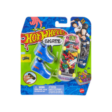 Hot Wheels Skate Veículo de Brinquedo Skateboard Falcão Réptil com Tênis - Imagem 4 de 4