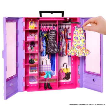 Barbie Fashionistas Ultimate Closet with 6 Hangers - Image 3 of 5