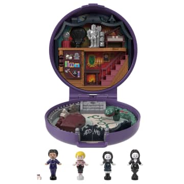 Polly Pocket Conjunto de Coleção Addams Family Collector Compact