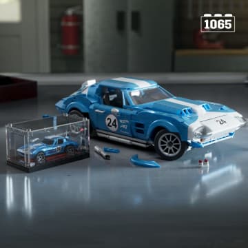 Mega-Hot Wheels-Coffret 63 Corvette Grand Sport de 1060Pièces - Image 3 of 6