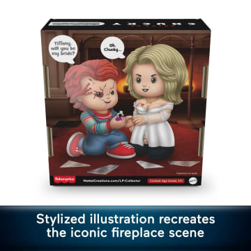 Little People Collector Bride Of Chucky Movie Special Edition Set For Fans, 2 Figures