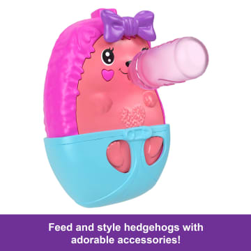 Polly Pocket Hedgehog Mom & Baby Purse Playset With 2 Dolls & 16 Accessories including Pets - Imagem 4 de 6