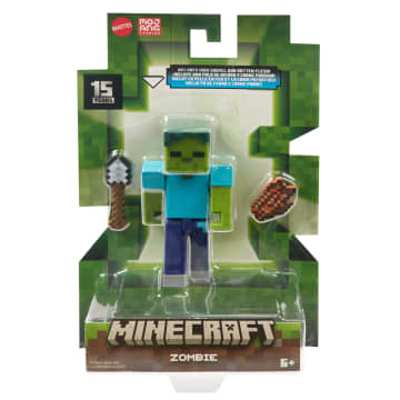 Minecraft Action Figures & Accessories Collection, 3.25-in Scale & Pixelated Design (Characters May Vary)