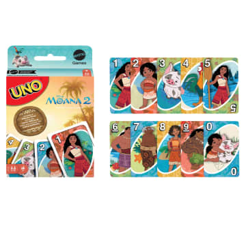 UNO Disney Moana 2 Card Game For Kids & Family Night - Imagen 5 de 6
