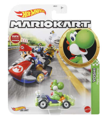 Hot Wheels Mario Kart Vehículo de Juguete Yoshi Pipe Frame - Image 4 of 4