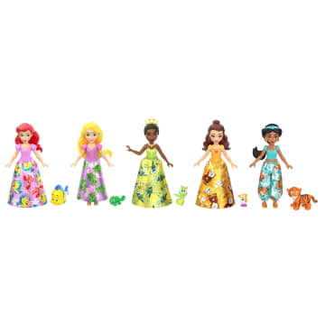 Princesses Disney  Coffret  5Poupées et 5Fig.  Princesses et Amis - Imagem 6 de 6