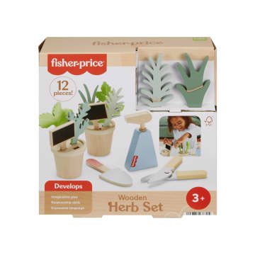 Fisher-Price  Coffret Plantes en Bois, Avec Outils, 12Éléments - Imagem 6 de 6